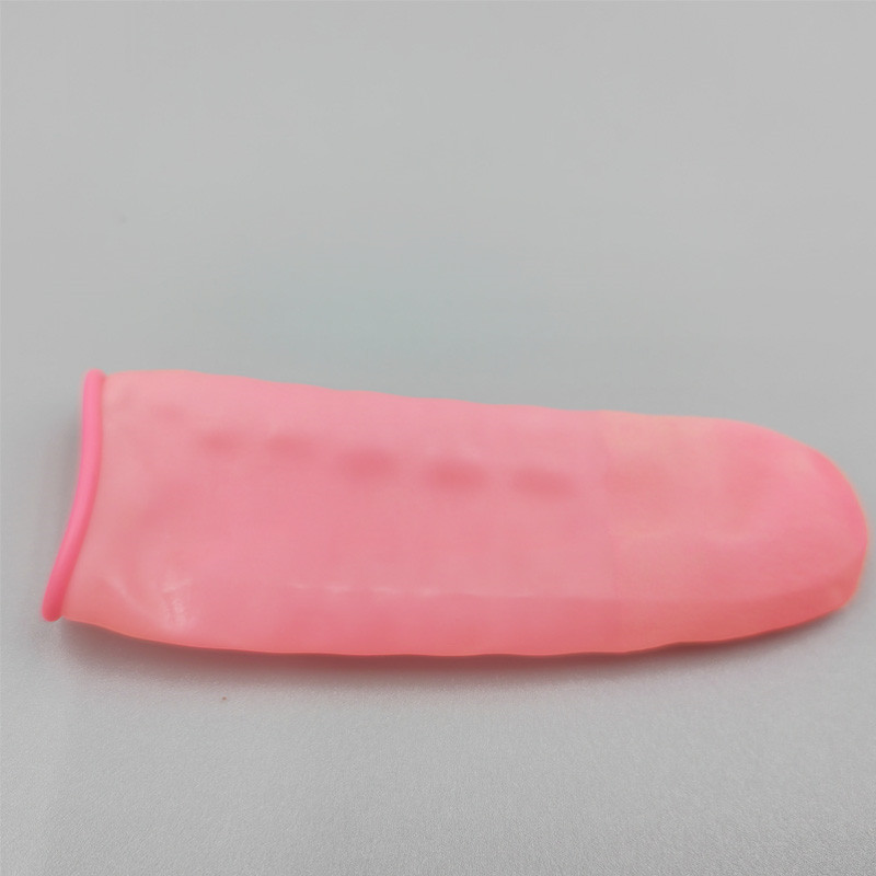 ESD Pink Latex Finger Cots